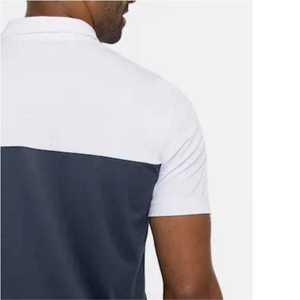Polo en blanco de alta calidad con tacto refrescante al por mayor, polo deportivo bordado personalizado, Polo de punto de secado rápido para hombre - Product Image 4
