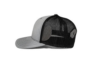 Chapeaux de camionneur d'extérieur fabriqués par des OEM de haute qualité, unis, avec broderie/impression personnalisées, logo, maille en toile chinée/maille noire - Product Image 3