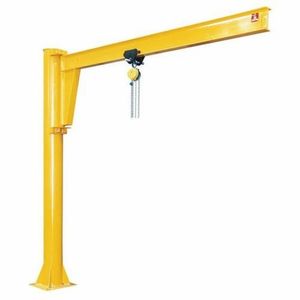เครนจิ๊บติดเสา 5 ตัน ระยะ 6 เมตร พร้อมมอเตอร์เกียร์สำหรับงานก่อสร้าง - Product Image 1