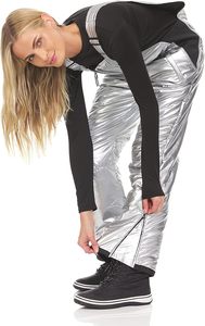 Combinaison de ski isolée chaude et imperméable pour femme avec capuche amovible Combinaison de neige une pièce respirante pour les sports de neige - Product Image 3