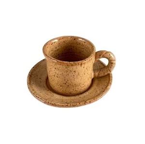Innovative Design Simple Wooden <b>Cup</b> <b>Saucer</b> Set Good Carved Tableware Breakfast Serving Ceramic Mug at Wholesale Prices - Product Image 3