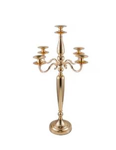 Gran oferta de alta calidad, candelabros de Metal de 3 brazos para boda, fiesta, Navidad, mesa de comedor, centros de mesa - Product Image 1