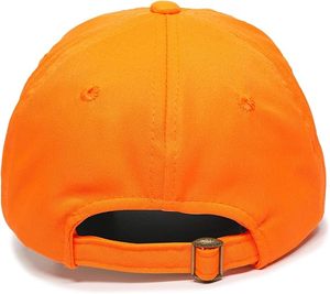 Waxed Canvas Orange Brown Baseball Cap Adjustable Trucker <b>Hat</b> - Product Image 3