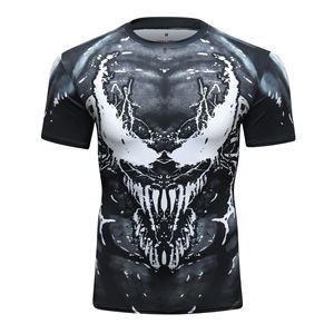 Directamente de fábrica de alta calidad 60% algodón 40% poliéster camiseta logotipo personalizado impresión camiseta Unisex - Product Image 1