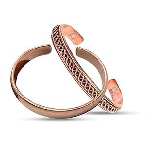 Handmade Durable Adjustable Design <b>Copper</b> Bracelet Hot Seller Magnetic <b>Copper</b> Bracelet <b>Bangle</b> For Men Women gift Party Use - Product Image 4