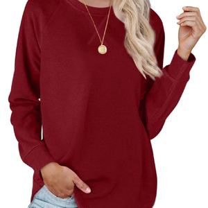 Sudadera con Capucha Oversize Casual para Mujer, Cuello Redondo, Estampada, 100% Algodón, para Deportes de Invierno, con Decoración de Insignia Frontal 2026 - Product Image 1