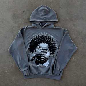 Sweat-shirt élégant en coton pour sororité grecque, confortable, avec broderie d'art afro, pour un usage décontracté et comme cadeau - Product Image 1