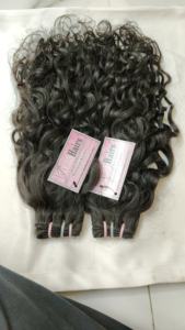 Extensiones de cabello humano sin procesar 100%, paquete rizado indio de trama doble de un solo donante, textura de paquetes rizados birmanos vietnamitas - Product Image 4