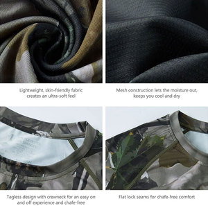 Camisa de Caza de Camuflaje para Hombre, Camisa Táctica de Alto Rendimiento para Caza al Aire Libre, Transpirable - Product Image 6