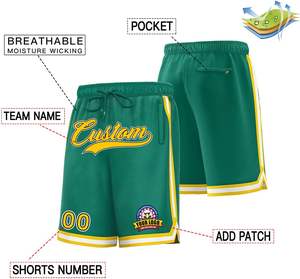 Pantalones cortos de baloncesto de alta calidad para hombres y jóvenes Material transpirable listo para sublimación y opciones de ajuste personalizado - Product Image 2