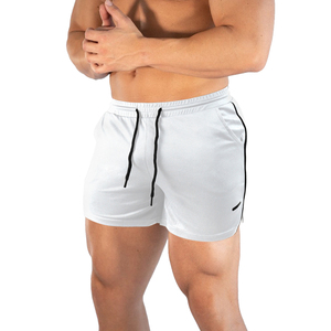 Pantalones cortos de gimnasio de entrenamiento de 5 pulgadas para hombre, pantalones cortos ajustados para correr, joggers atléticos, patrón de logotipo personalizado, precio razonable, servicio de personalización OEM - Product Image 4