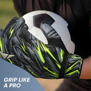 Gants de gardien de but en latex professionnels pour adultes, antidérapants, avec protection des doigts, imperméables, respirants, pour une utilisation en extérieur, étudiants, football - Product Image 6