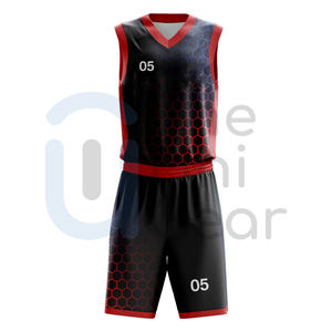 Uniformes de baloncesto para adultos, 100% poliéster, secado rápido y absorbe la humedad, ropa deportiva personalizable, nuevo estilo de conjunto para fanáticos de los deportes - Product Image 5