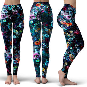 Leggings de fitness pour femmes les mieux notés, taille haute, coupe ajustée, sans coutures, effet compression et rehaussement des fessiers, écologiques, marque privée - Product Image 4