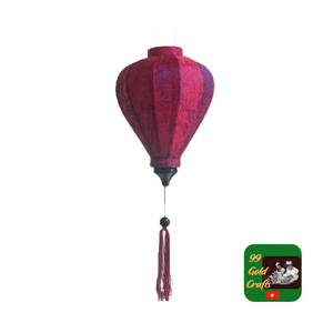 Lanterne en soie de bambou vietnamienne, lanterne suspendue décorative traditionnelle pour festival, avec diverses formes, motifs et style unique - Product Image 6