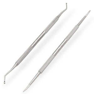 Pousse-cuticules professionnel en acier inoxydable, outil de précision pour l'élimination des peaux mortes, outil de nail art avec options de personnalisation OEM et marque privée - Product Image 1