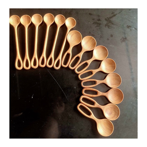 ชุดช้อนไม้สำหรับเตรียมอาหารโดยเวียดนามข้อมูลทองคำ99ชิ้นพร้อมเครื่องมือทำอาหารหลายชิ้น - Product Image 6