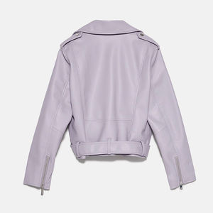 Veste en cuir élégante pour femmes, best-seller, veste en cuir de haute qualité pour femmes, pour l'extérieur, avec rembourrage en coton chez NurakSports2026 - Product Image 2