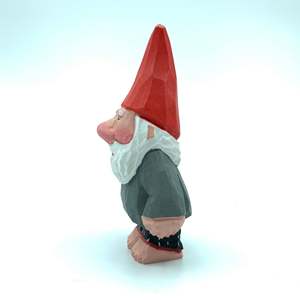 Statua di Babbo Natale in Legno Fatta a Mano YEEYAYA, Figurina Natalizia e Decorazione per la Casa, Regalo di Buon Natale, Scultura in Legno - Product Image 5