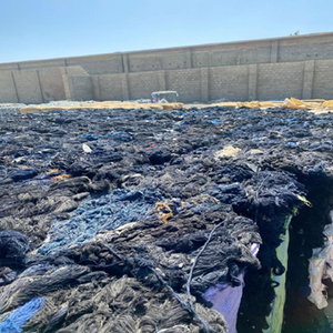 100% algodón índigo hilo residuos ecológico tejido Rib Stretch Interlock estilo liso transpirable ropa deportiva para niños y niñas - Product Image 2