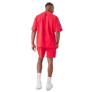 Ensemble d'entraînement décontracté unisexe pour hommes, tricoté, séchage rapide, avec logo personnalisé, short de sport respirant et t-shirt de fitness – Nouvelle collection été active - Product Image 5
