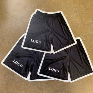 Short de basket-ball de style décontracté pour hommes avec tissu en maille épaisse double couche poche coulissante logo personnalisé sublimation vente en gros - Product Image 3