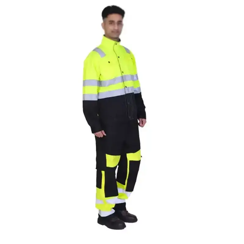 Green Black Color Latest Make Your Own Hot Selling Newest Product Hi-Vis-Safety Suits By KEEM BROTHERS