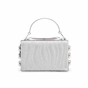 <b>Silver</b> Bridal <b>Clutch</b> P15262 Elegant Turning Tool for Brides - Product Image 1