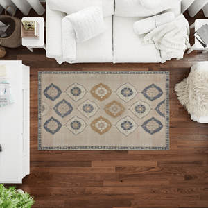Geometric Pattern Printed <b>Rug</b>: Modern Abstract Design for Luxury Living,<b>Chenille</b> <b>Rug</b> - Product Image 3