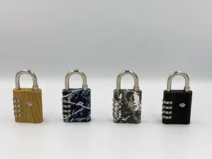 Padlock Lock Good Quality Safety New 4 Dial Digit Suitcase Luggage Metal Code Lock Password Combination Padlock For Sale