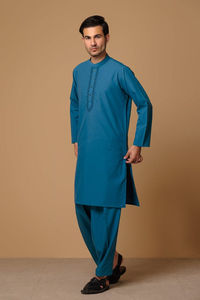 Faible MOQ, OEM et ODM, vente en gros, vêtements musulmans pour hommes les plus vendus, shalwar kameez / fournisseur direct d'usine, shalwar kameez pour hommes - Product Image 3