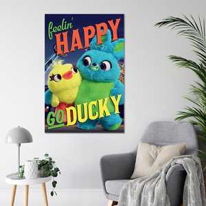 Póster de Pared de Disney Toy Story 4, Diseño Moderno en Lienzo con la Frase 'Todo se Detiene sin Mando' - Product Image 3