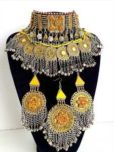 Léger Vintage Afghani En Acier Inoxydable Collier Ras Du Cou Femmes Logo Personnalisé De Haute Qualité Fête De Mariage Fiançailles Anniversaire - Product Image 5