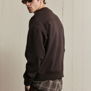 Design Your Own High Quality Fleece Plain Wholesale Rate Custom Made Crewneck Regular Fit - Product Image 5