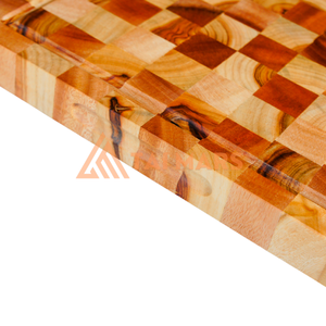 Haute qualité personnalisé fin Grain planche à découper carré boucher cuisine TAIMARSDECOR gros bambou caoutchouc bois viande légumes planche - Product Image 2