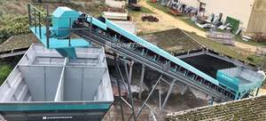 Equipo esencial para plantas de hormigón eficientes Sistema transportador de prealimentación de agregados Motor transportador de correa Caja de cambios PLC - Product Image 2