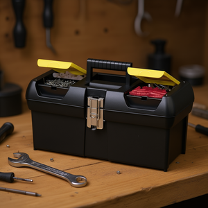 Boîte à outils Stanley avec charnières métalliques, 2 organiseurs et plateau pour l'organisation des outils - Product Image 3