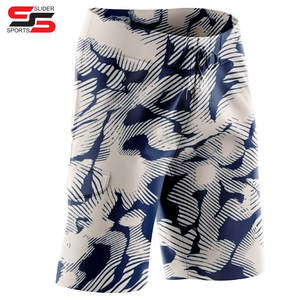 Confortable et durable décontracté 100% polyester formation été basket-ball grande taille hommes Gym Shorts avec ceinture élastique - Product Image 6