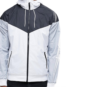 Wholesale Custom Windbreaker Zipper-Up Autumn <b>Hoodies</b> Breathable Windproof Plain Dyed <b>Gym</b> Outdoor Casual Wear Factory Price - Product Image 1
