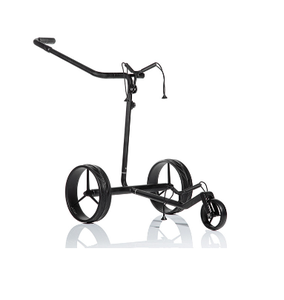 รถเข็นกอล์ฟไฟฟ้า JuCad Steel Travel Nero SV 3.0 รุ่นใหม่ ของแท้ - คุณภาพระดับอุตสาหกรรม รับประกัน 3 ปี พร้อมด้ามจับเหล็ก - Product Image 1