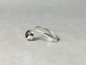 925แหวนเงินสเตอร์ลิงธรรมชาติสีฟ้าหรูหราแหวนอัญมณีทรงกลมเรียบแหวนสวมนิ้วทำด้วยมือเครื่องประดับหิน - Product Image 5