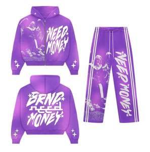 Nouveau hiver mode Design survêtement pantalon haute qualité personnalisable DTG côté rayure pantalon sérigraphie grande taille incluse - Product Image 2