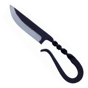 Couteau de grève médiéval de haute qualité en acier à haute teneur en carbone forgé à la main avec couteau de cuisine fourreau en cuir de peau de vache - Product Image 6