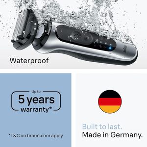 Afeitadora Eléctrica Braun Serie 6 para Hombre, Afeitadora en Seco y Húmedo con Centro SmartCare 4 en 1, Recortadora de Barba y Accesorios para el Cuidado Corporal - Product Image 6