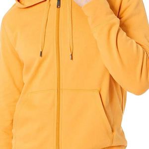 Veste d'hiver pour homme de haute qualité avec capuche et fermeture éclair, poche avant, 100% coton polaire respirant, vêtement d'extérieur - Product Image 2