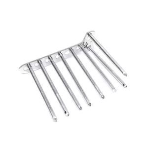 7PC Bộ 4.55.0mm khóa t-buttress tấm cấy ghép vật liệu can thiệp bằng thép không gỉ Titan kim loại để sử dụng bền - Product Image 1