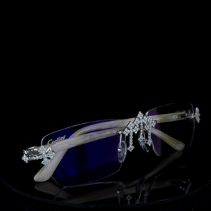 Gafas de Sol con Triple Protección UV400, Estilo Hip Hop, para Hombre y Mujer, con Certificado de Autenticidad de Diamantes y Moissanita, Regalo de Joyería, Venta al por Mayor - Product Image 4