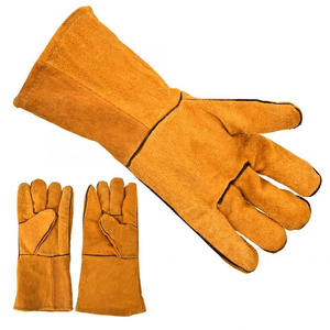 Gants de soudure en cuir de haute qualité, sur mesure, pour la protection des mains, la sécurité industrielle et le travail, pour hommes - Product Image 2