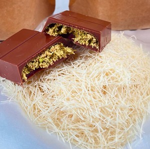 Kataifi Kadayif rôti en vrac 500 gr Dessert turc Ingrédients naturels Croquant Caramélisé Parfait pour la barre de chocolat de Dubaï - Product Image 3