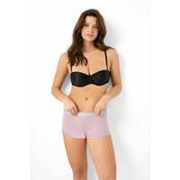 Ropa Interior Femenina de Cintura Media, Sólida, Fresca y de Alto Rendimiento, Cómoda y Elegante, Tejida, Tipo Boyshort, Deportiva, 100% Algodón para Adultos